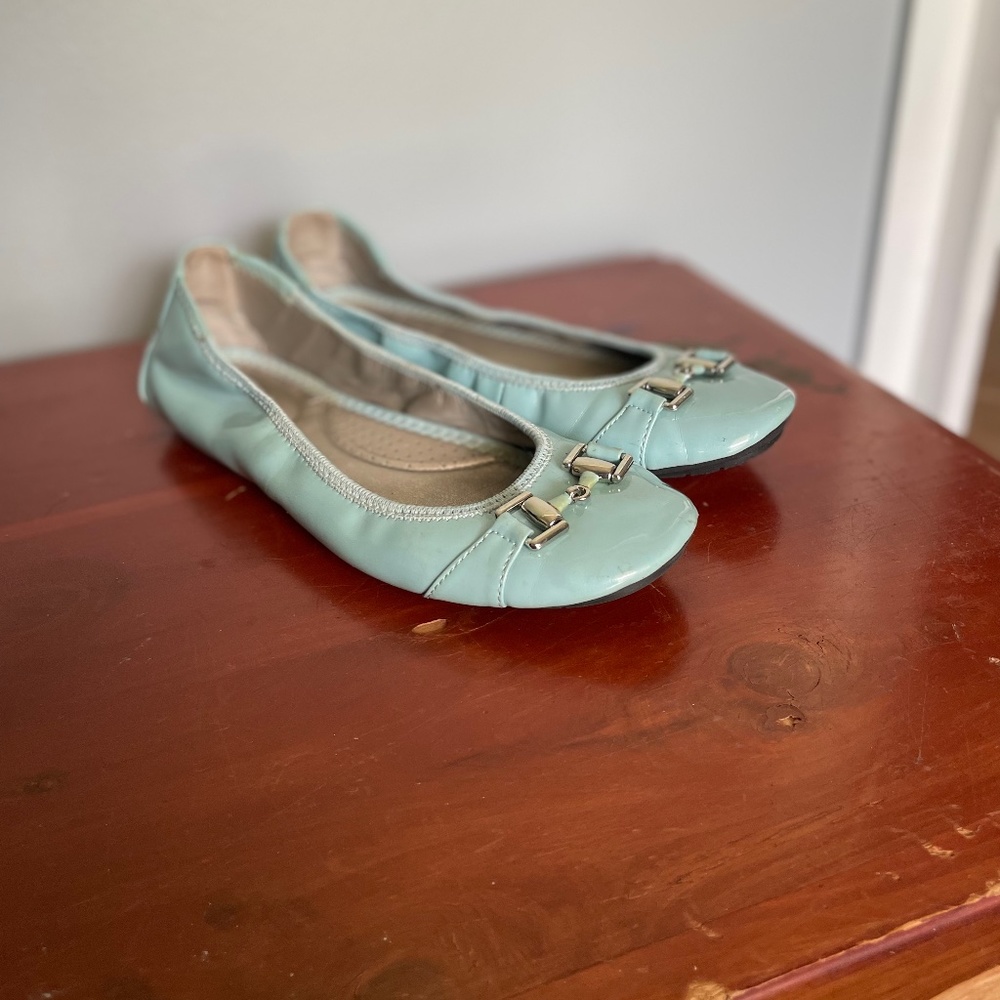 MeToo flats teal